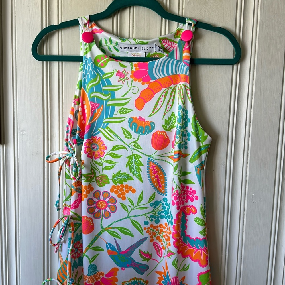 Gretchen Scott Jersey Side Tie Dress Size XXS New!